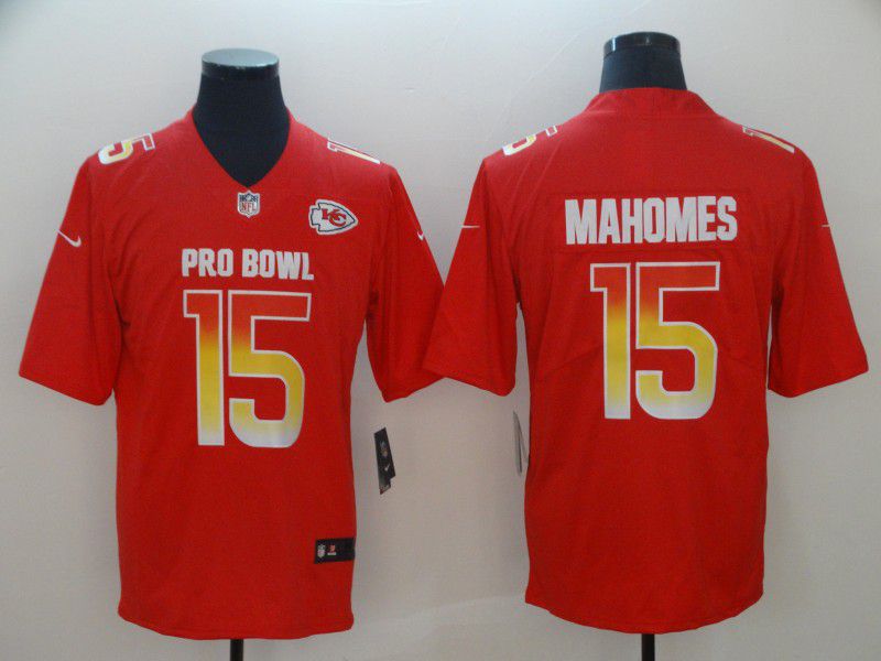 Men Kansas City Chiefs #15 Mahomes Red Nike Royal 2019 Pro Bowl Limited Jersey->kansas city chiefs->NFL Jersey